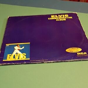 Elvis Commemorative Album - Gold Color Records Vinyl Record Vintage Vinyl
